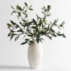 Abrell Vase & Elena Laurel Spray Branches