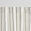 Aelene Striped Curtain Panel 96" Ivory/Black