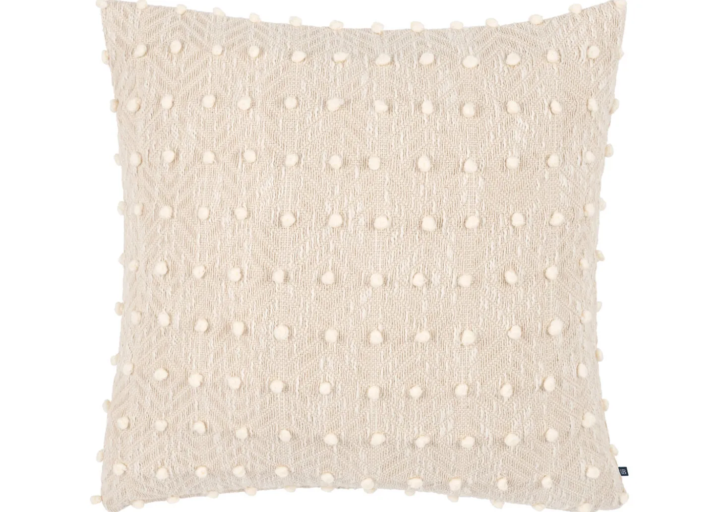 Aniel Cotton Pillow 20x20 Sand/Ivory