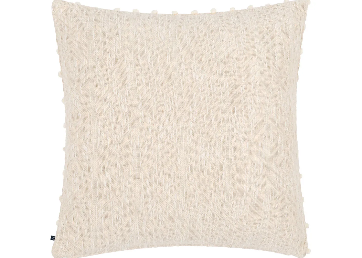 Aniel Cotton Pillow 20x20 Sand/Ivory
