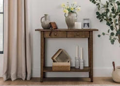 Anmoore Reclaimed Wood Storage Console Table