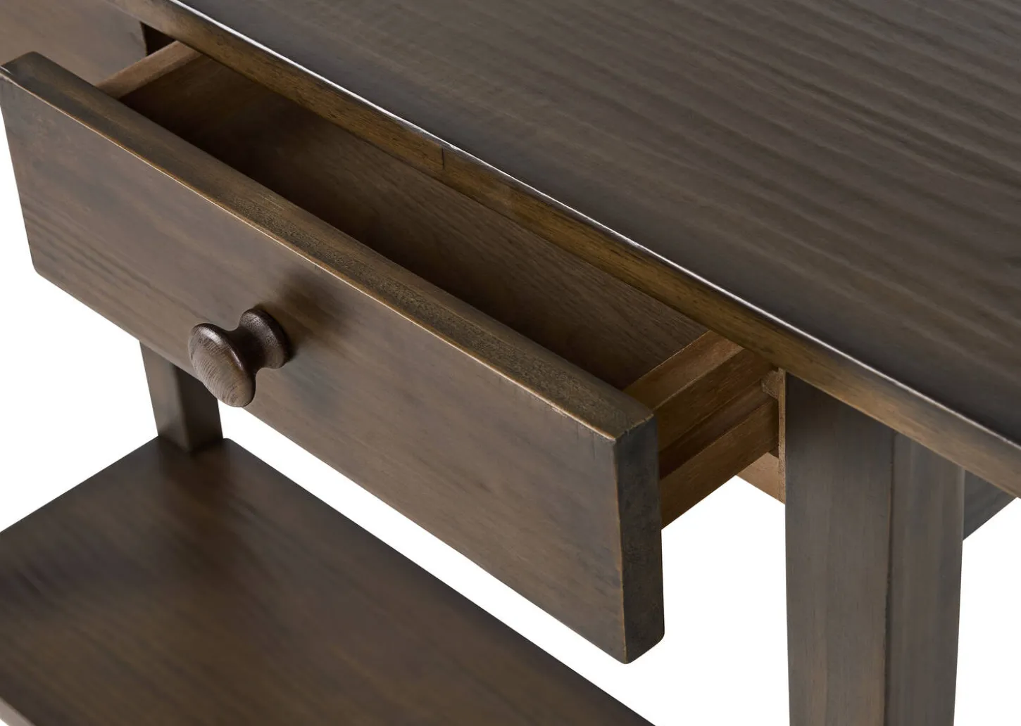 Anmoore Reclaimed Wood Storage Console Table