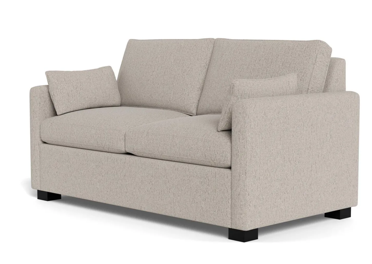 Azure Custom Apartment Sofa with Double Bed