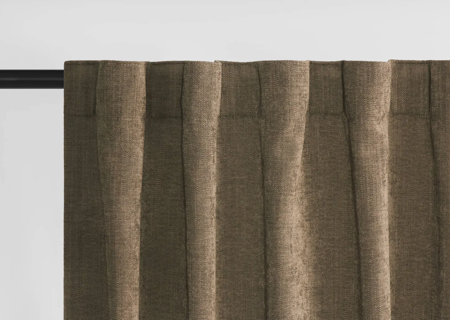 Bailey Curtain Panel 96" Mushroom