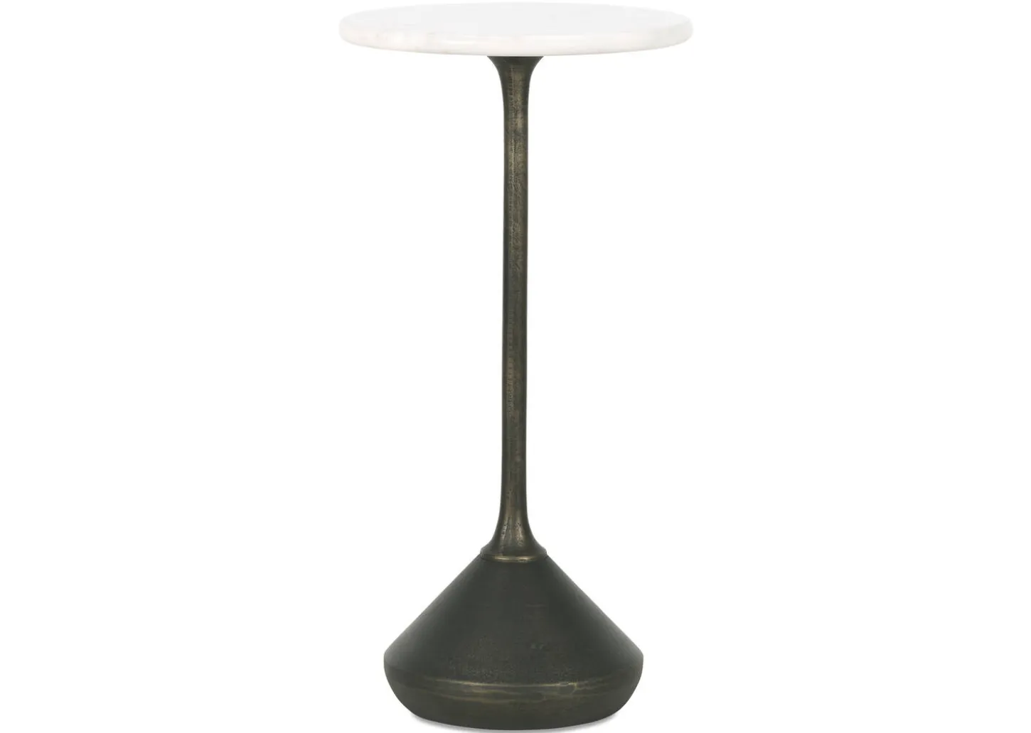 Banks Recycled Metal Accent Table -Bronze