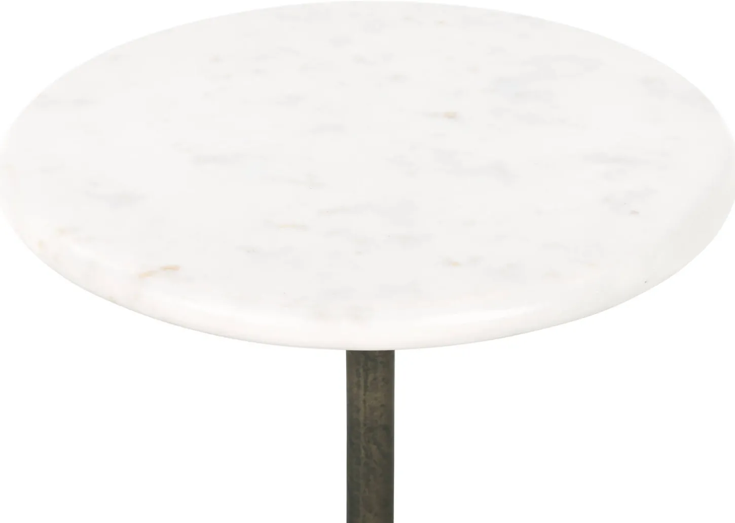 Banks Recycled Metal Accent Table -Bronze