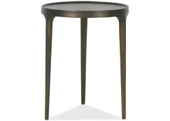 Bautista Recycled Metal Accent Table 16" -Bronze