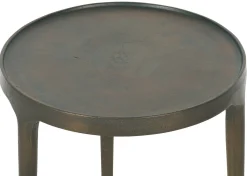 Bautista Recycled Metal Accent Table 16" -Bronze