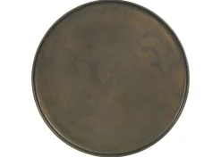 Bautista Recycled Metal Accent Table 16" -Bronze