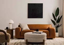 Beau Leather Sofa -Leo Tan