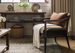 Bosco Armchair -Rya Olive