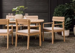 Cabrio Outdoor Dining Chair -Natural