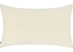 Cambria Cotton Leaf Pillow 14x24 Ivory