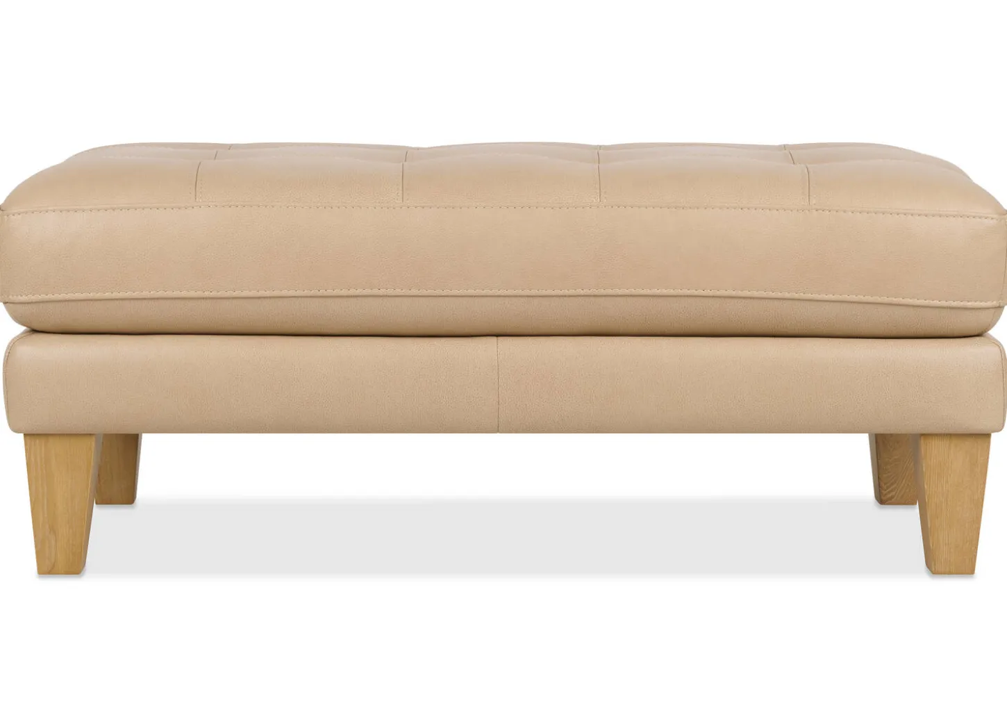 Carson Leather Ottoman