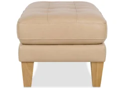 Carson Leather Ottoman
