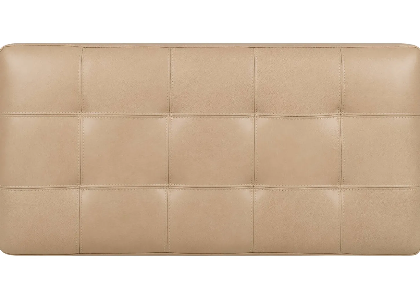 Carson Leather Ottoman