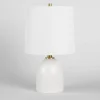 Chance Table Lamp Short White