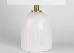 Chance Table Lamp Short White
