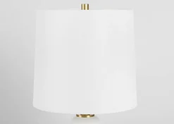 Chance Table Lamp Short White