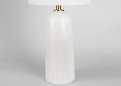 Chance Table Lamp Tall White
