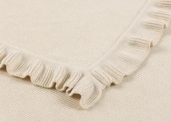 Claridge Cotton Ruffle Throw