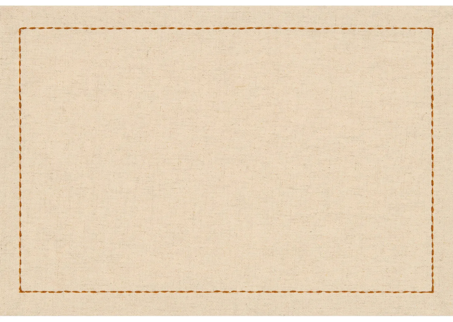 Crinkle Stitched Placemat Natural