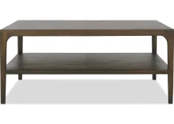 Dundas Reclaimed Wood Square Coffee Table -Hughes Umber