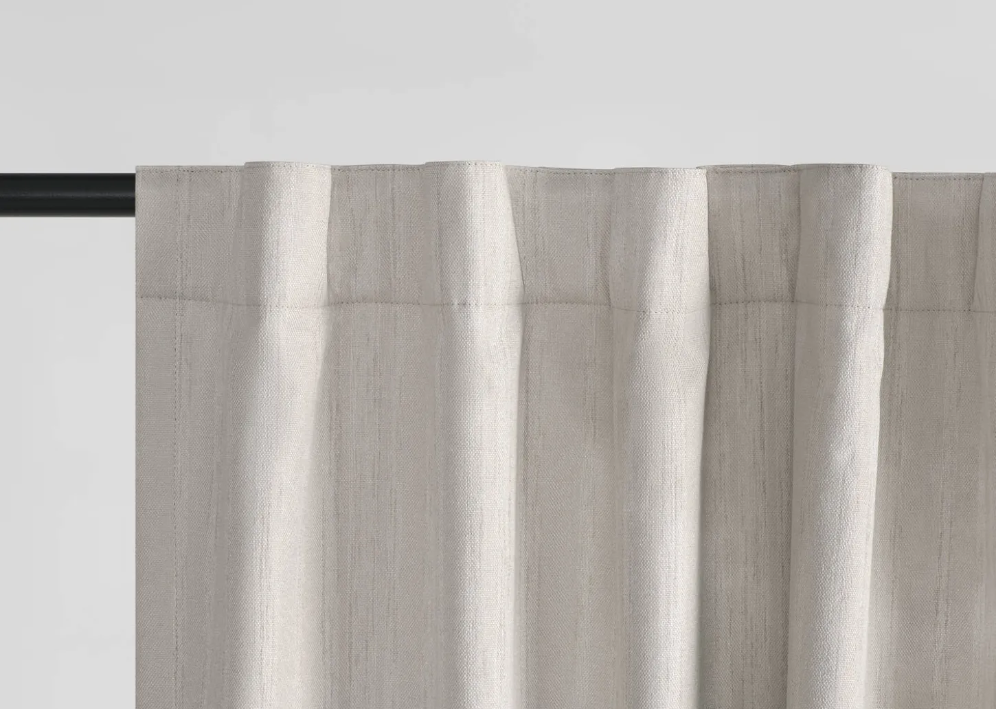 Edmar Blackout Curtain Panel 96" Oyster