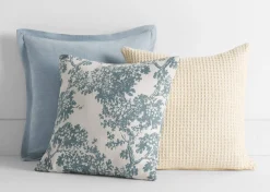 Elowen Pillow 20x20 Ivory/Blue