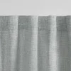 Essie Curtain Panel 96" Lt. Grey/Ivory
