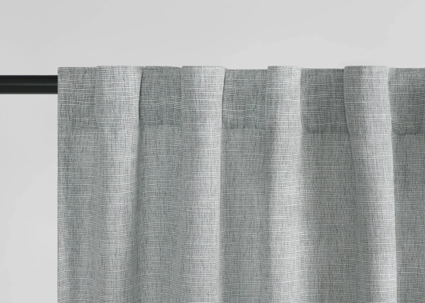 Essie Curtain Panel 96" Lt. Grey/Ivory