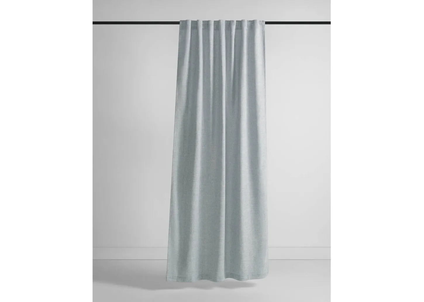Essie Curtain Panel 96" Lt. Grey/Ivory