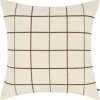 Eyre Cotton Plaid Pillow 20x20 Iv/Multi