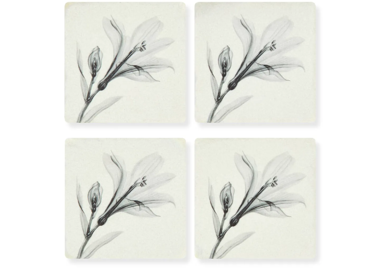 Floral Coaster Set