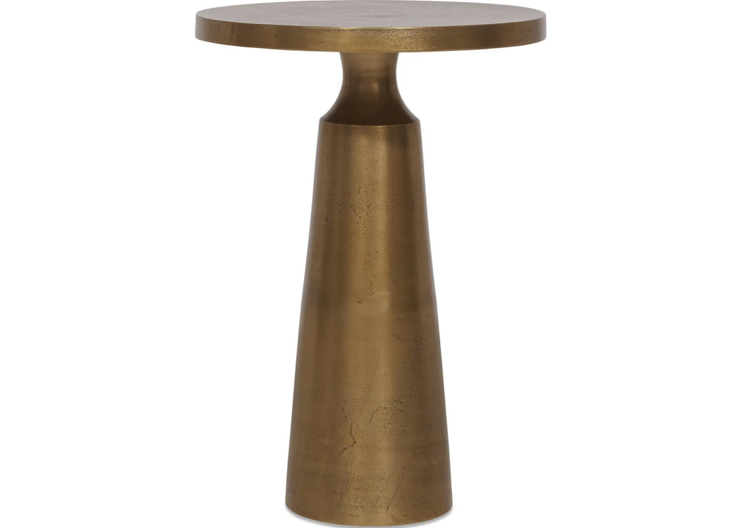 Gershwin Recycled Metal Accent Table -Brass