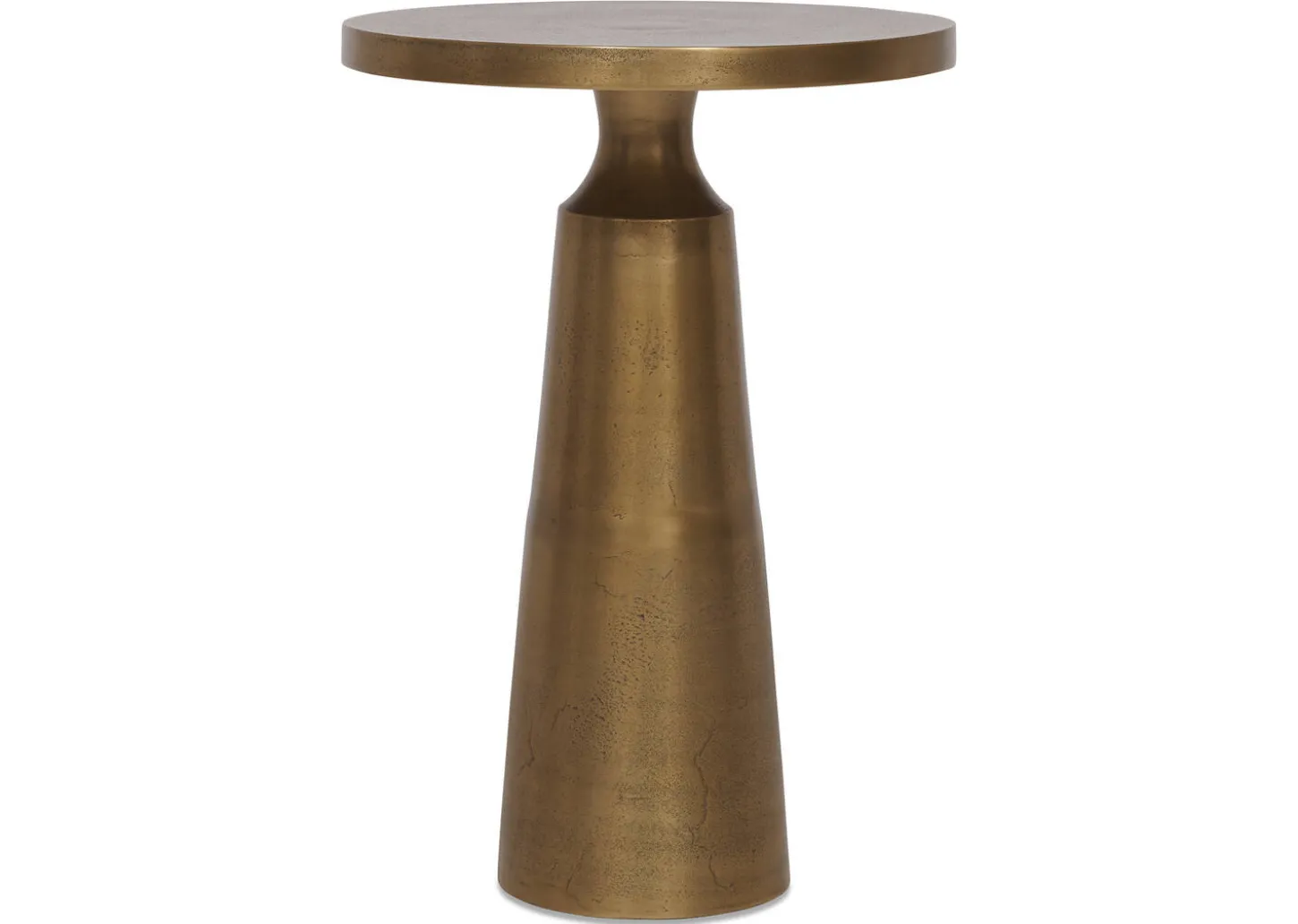 Gershwin Recycled Metal Accent Table -Brass
