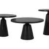 Gershwin Recycled Metal Nesting Coffee Table Set Bronze