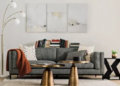 Gershwin Recycled Metal Round Coffee Table