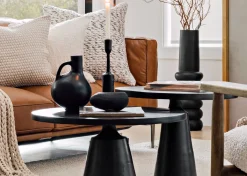 Gershwin Recycled Metal Round Coffee Table