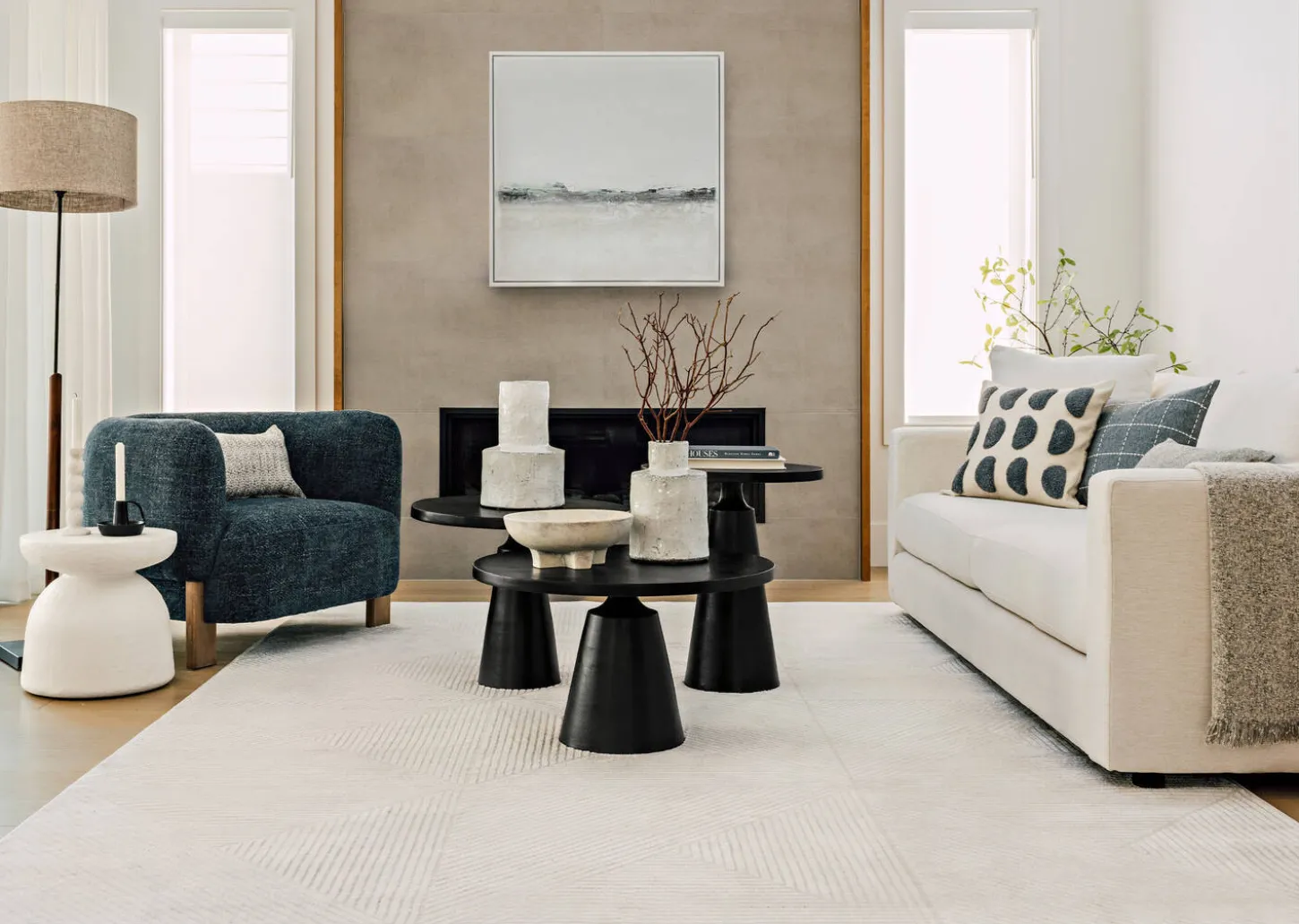 Gershwin Recycled Metal Side Table 20"