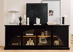 Grantham Reclaimed Wood Sideboard -Mannor Black