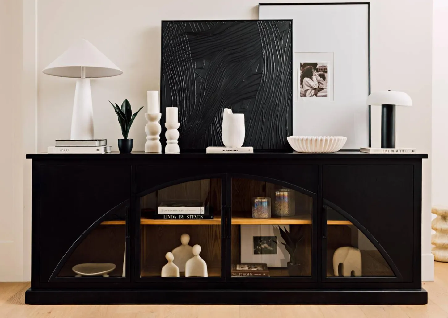 Grantham Reclaimed Wood Sideboard -Mannor Black