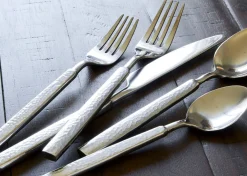 Hammered 5-Piece Cutlery Set