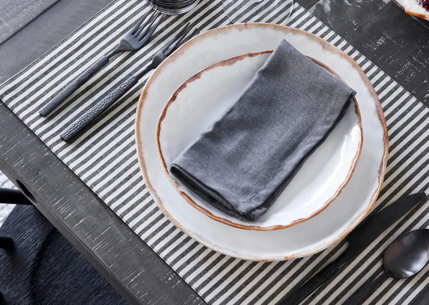 Hammered 5-Piece Cutlery Set