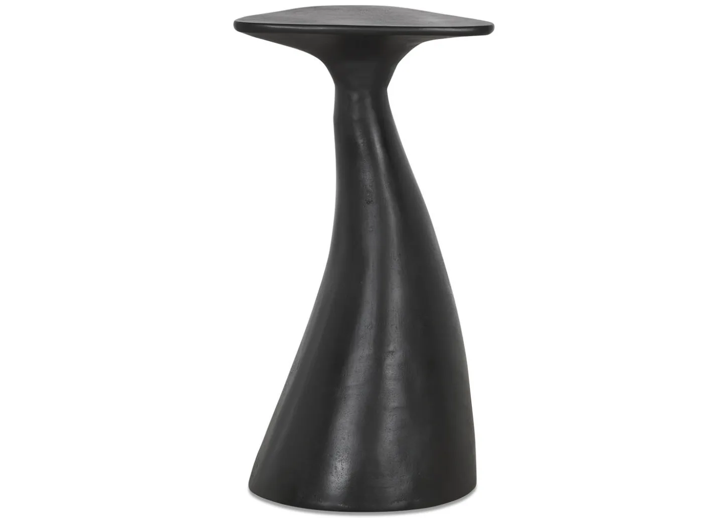 Higgins Recycled Metal Accent Table Short -Bronze