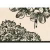 Hydrangea Napkin Set of 6 Natural/Black