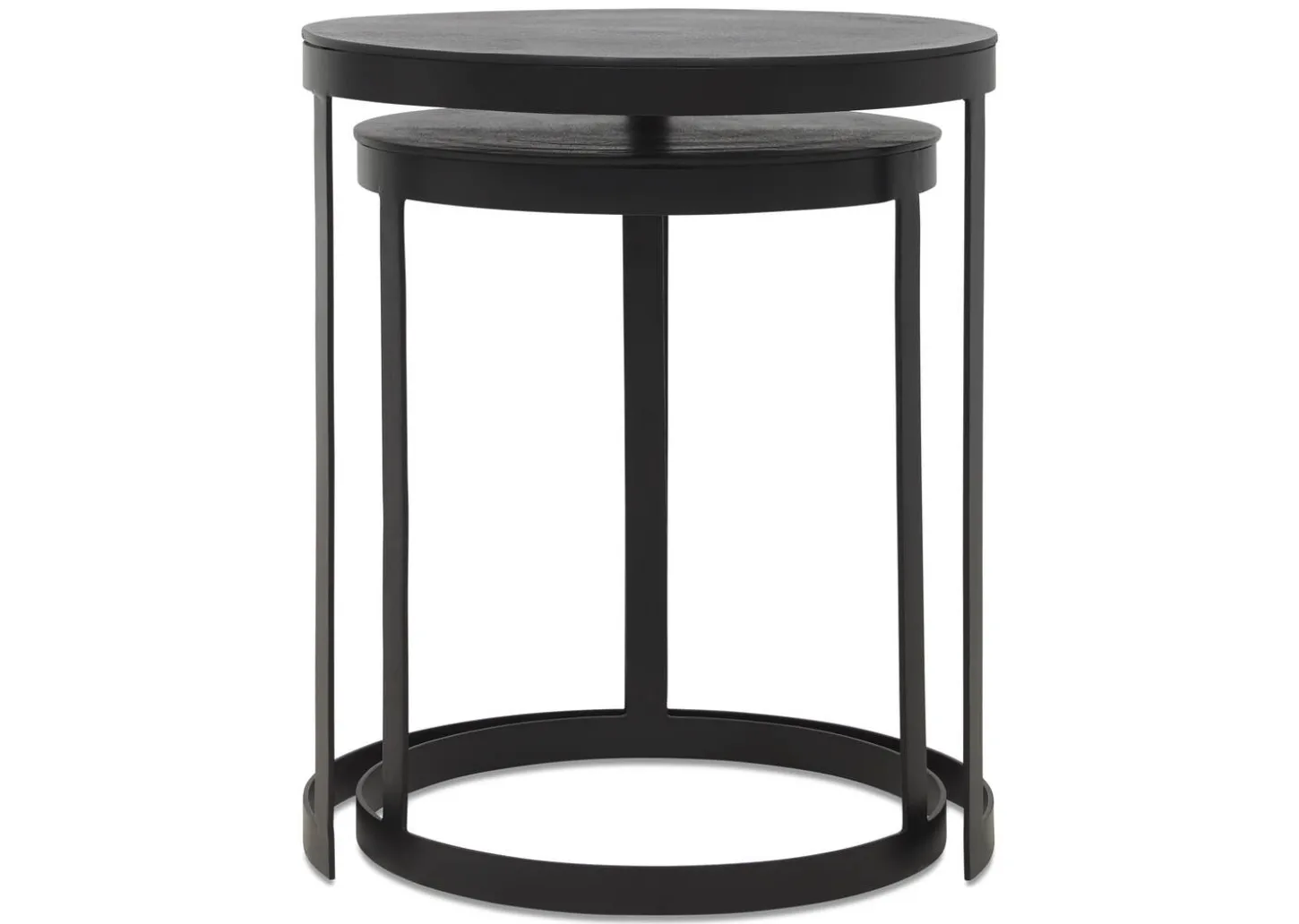 Irwin Recycled Metal Nesting Side Table Set