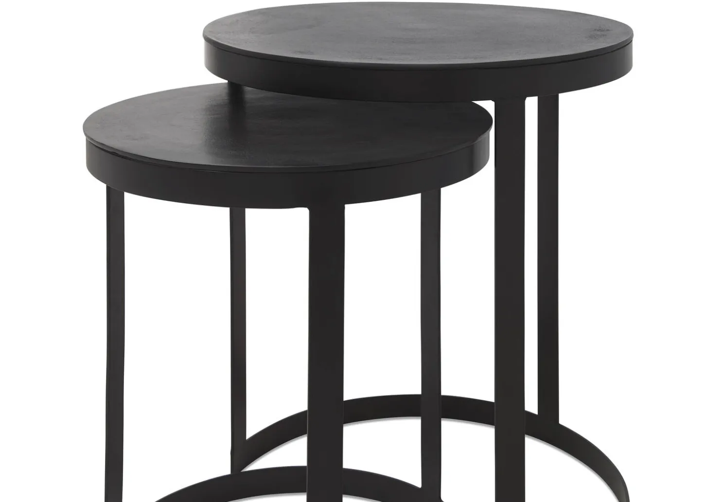 Irwin Recycled Metal Nesting Side Table Set