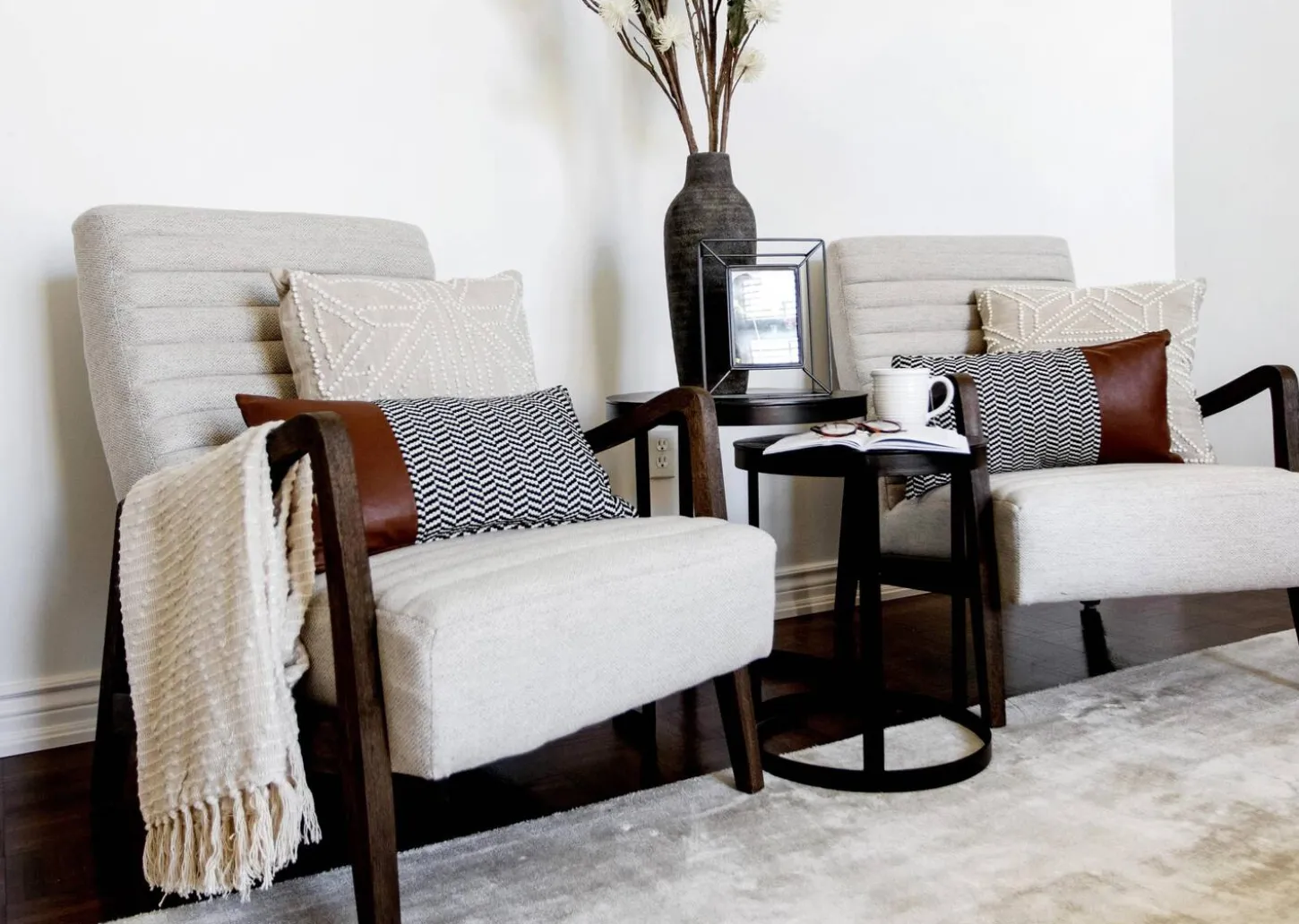 Irwin Recycled Metal Nesting Side Table Set