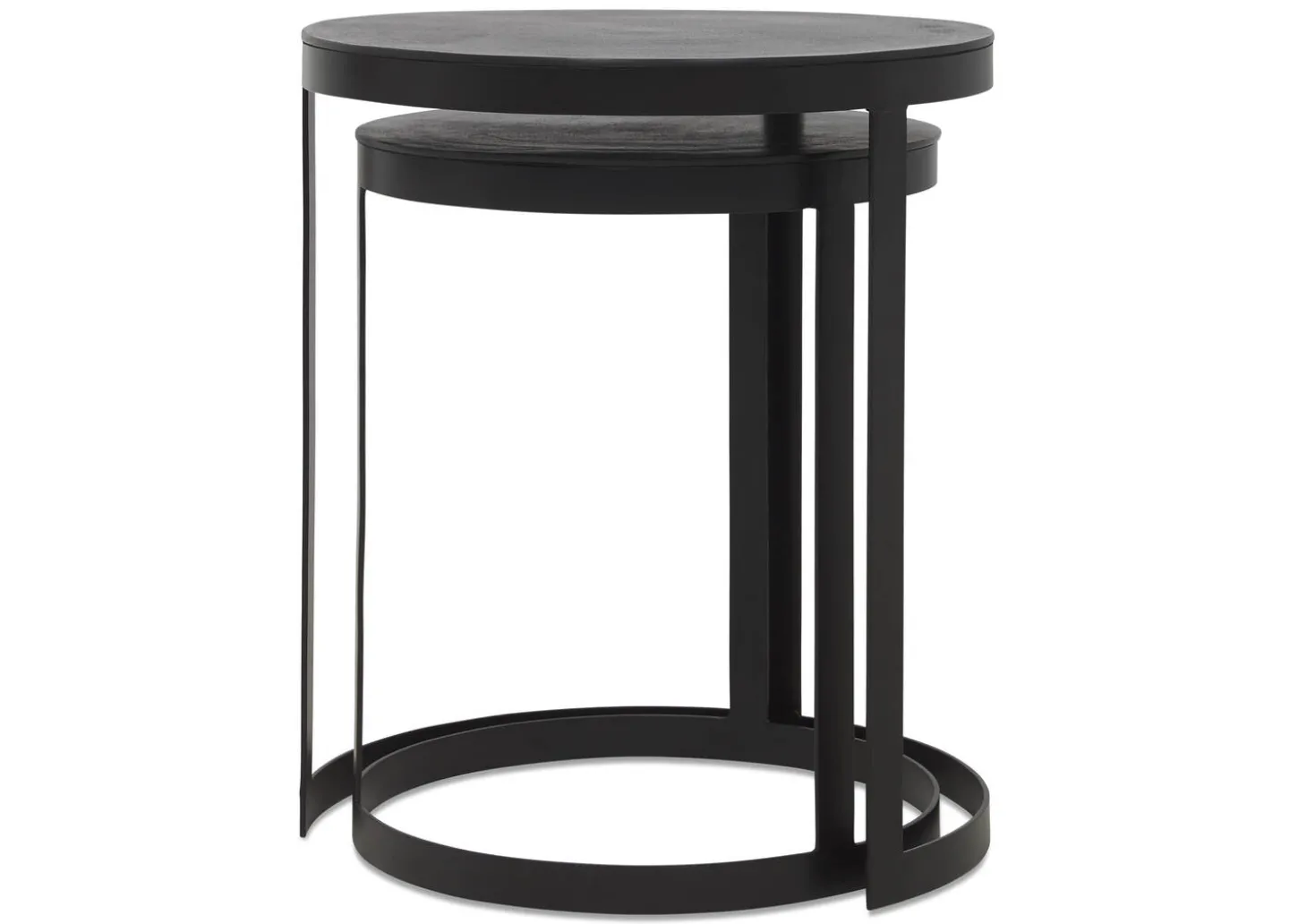 Irwin Recycled Metal Nesting Side Table Set
